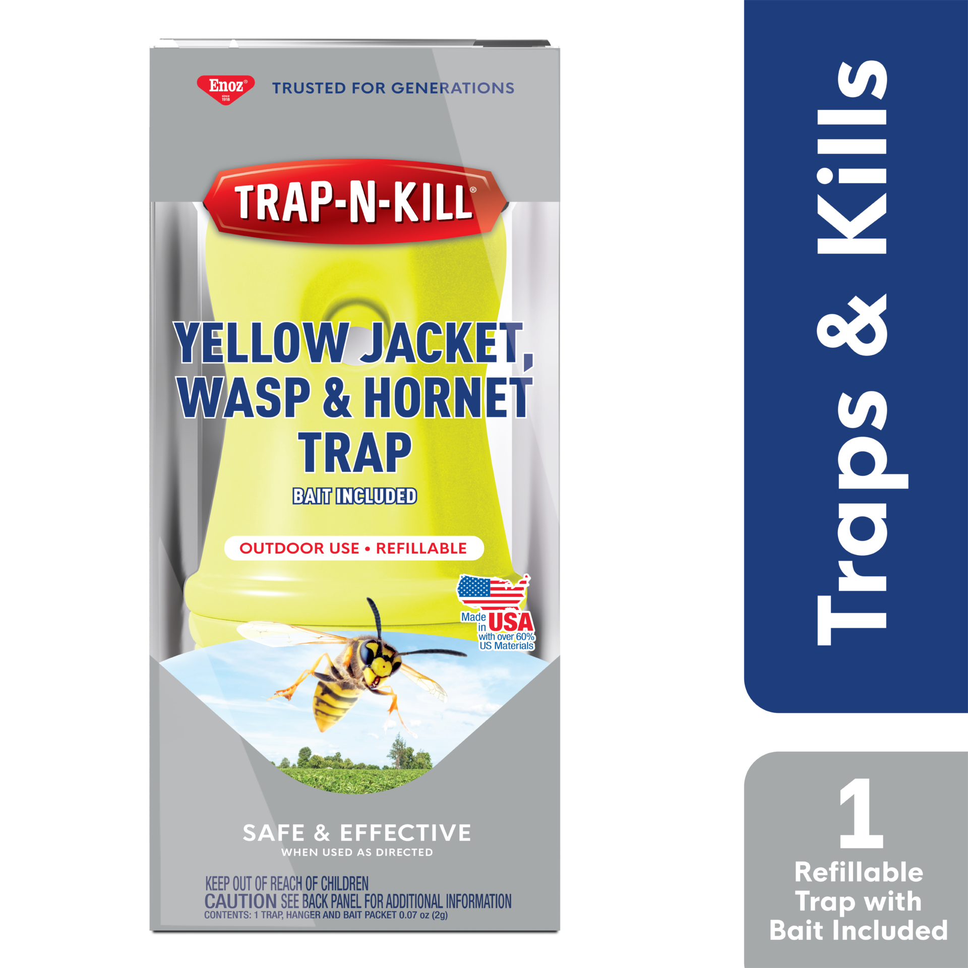 Enoz TrapNKill Window Fly Trap (4-Pack) in the Insect Traps