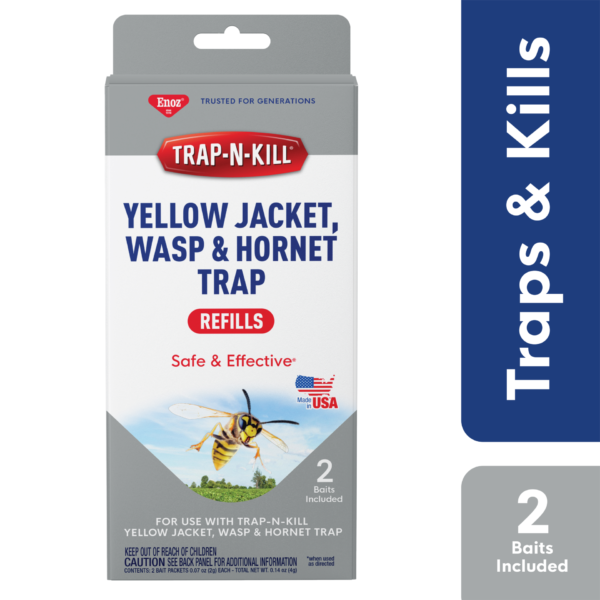 Enoz Trap-N-Kill Yellow Jacket, Wasp & Hornet Trap Refills - Enoz