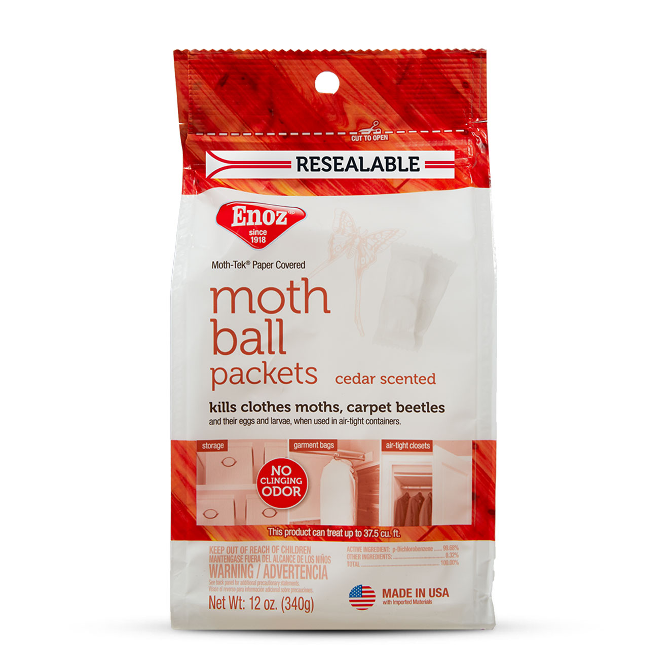 Save on Enoz Moth Ball Packets Cedar Order Online Delivery